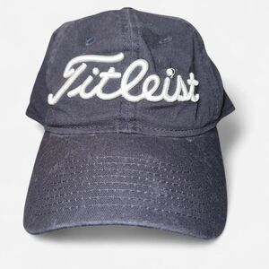 Black Titleist New Era Adjustable Golf Hat